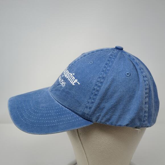 St. Augustine Founded 1565 Slideback Baseball Cap Blue One Size Adjustable - Picture 3 of 9